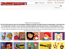 Tablet Screenshot of kersapuppen.de